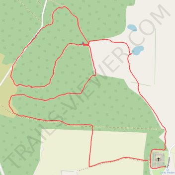 Køllemorten Krat rute, afstand, højde, kort, profil, GPS-spor