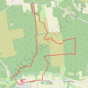 Ringkøbing-Skjern Løb rute, afstand, højde, kort, profil, GPS-spor