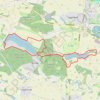 Buresø og Bastrup Sø rundt rute, afstand, højde, kort, profil, GPS-spor