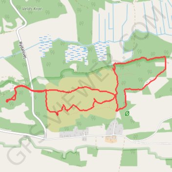 Ø bakker walk rute, afstand, højde, kort, profil, GPS-spor