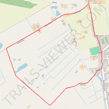 Runde rute, afstand, højde, kort, profil, GPS-spor