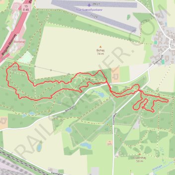 Indvielse af nyt spor i True Skov rute, afstand, højde, kort, profil, GPS-spor