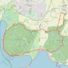 Hestehave og Ringelmove skove rute, afstand, højde, kort, profil, GPS-spor