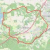 Funder rundt rute, afstand, højde, kort, profil, GPS-spor