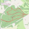 Randershøj (100 m) walk rute, afstand, højde, kort, profil, GPS-spor