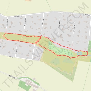 Guldforhoved rute, afstand, højde, kort, profil, GPS-spor