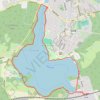 Sorø Sø rundt rute, afstand, højde, kort, profil, GPS-spor