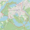 Silkeruten rute, afstand, højde, kort, profil, GPS-spor