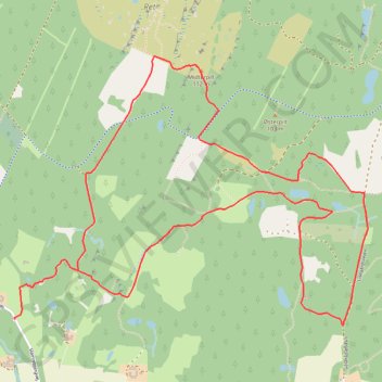 Paradisbakkerne (Blå Rute) rute, afstand, højde, kort, profil, GPS-spor
