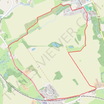 Alken - Bjedstrup rute, afstand, højde, kort, profil, GPS-spor