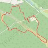 Kompedal norg gul rute rute, afstand, højde, kort, profil, GPS-spor